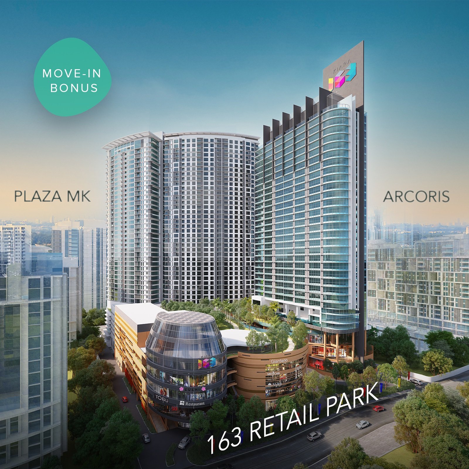 The Ooak Serviced Apartments and The Ooak Suites @ Kiara 163